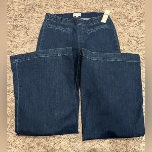 Pilcro wide leg pull on jean NWT